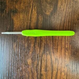 *New* Woobles Amun the Mummy Halloween Neon Green Crochet Hook- Never Used